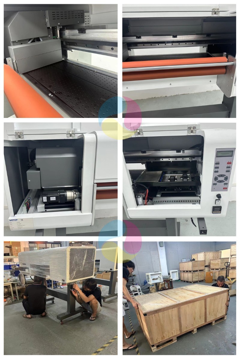 60 cm A1 UV DTF Printer procolored crystal uv dtf printer machine direct to substrate with 4 head