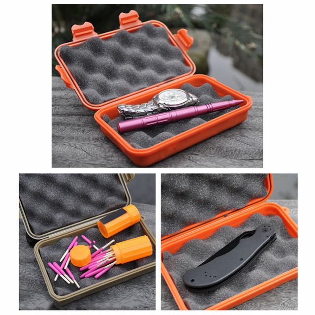 Wholesale Outdoor Shockproof Waterproof Airtight Survival Carry Box Travel Sealed Containers Waterproof Storage Case