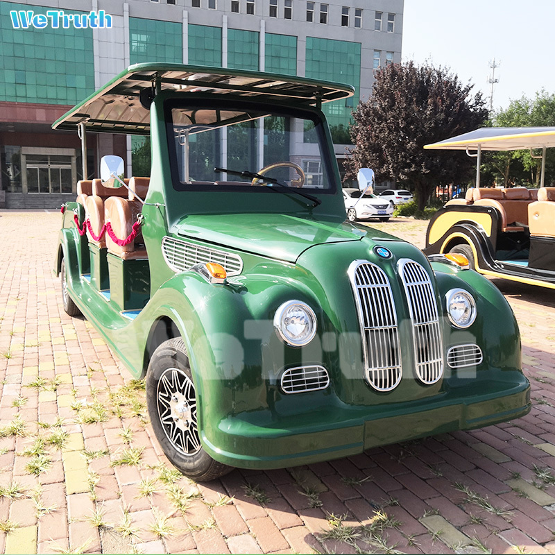 WeTruth Vintage Sightseeing bus & car 8 Passenger Electric Sightseeing Antique Car