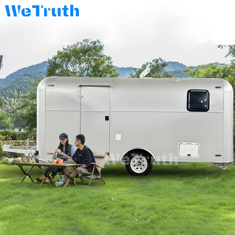 American Standard legal registration 4x4 motorcycle RV Free travel cargo trailer camper with bathroom