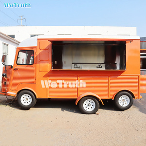 Wetruth Hot dog Barbecue mobile food cart Citroen Electric food truck with ice cream machine