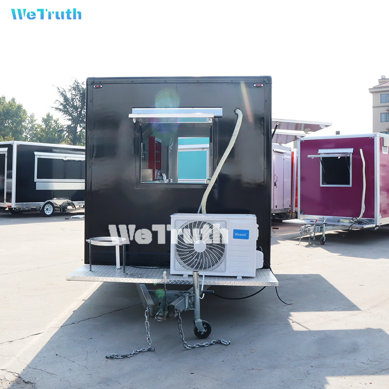 Wetruth Promotion hot dog cart trailer churros cart food vending cart mobile kitchen catering food trailer