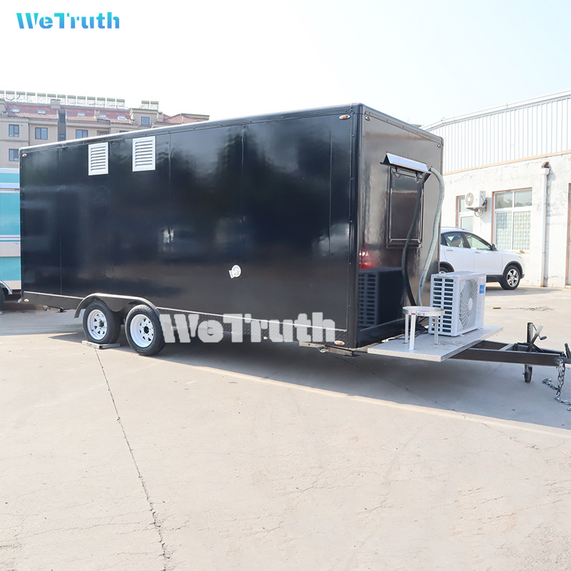 Wetruth Promotion hot dog cart trailer churros cart food vending cart mobile kitchen catering food trailer