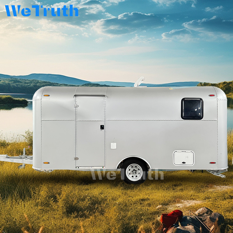 American Standard legal registration 4x4 motorcycle RV Free travel cargo trailer camper with bathroom