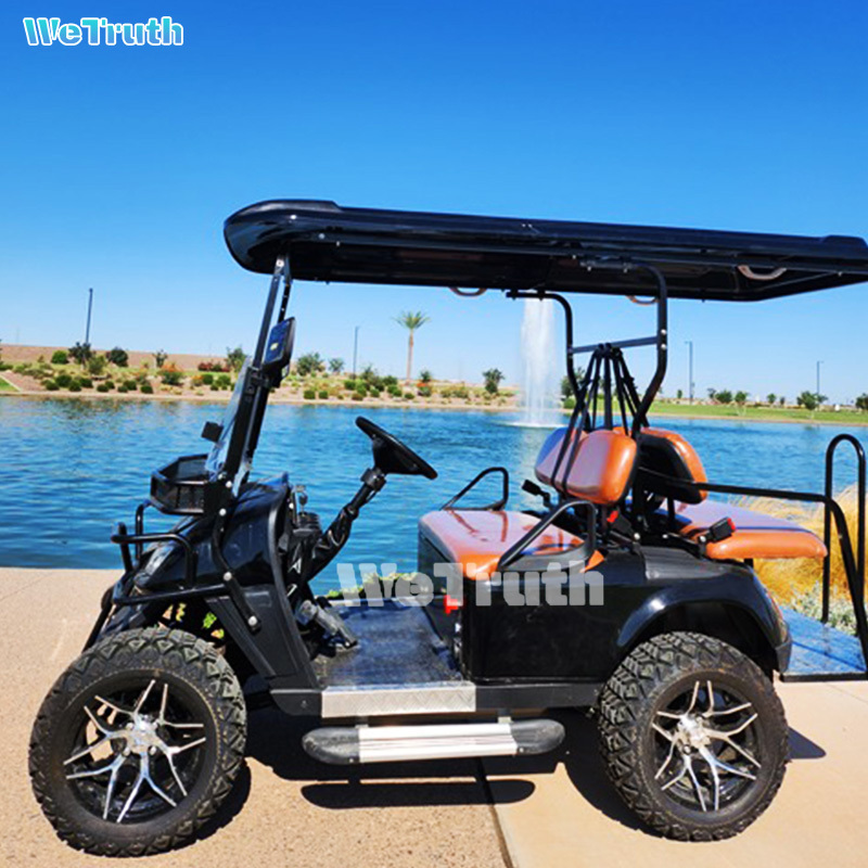 WeTruth Custom gasoline Electric Lifted Golf Cart with Battery 2 4 6 Seater 4x4 Off Road Club Car for Sale