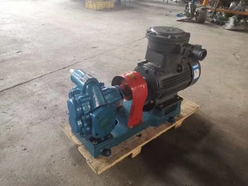 industry cast iron gear pump hydraulic oil pump belt driven high temperature oil pump