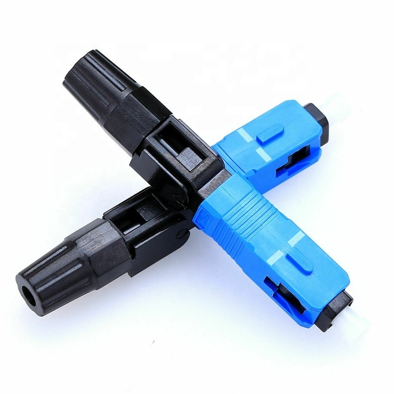 FTTH SC Fiber Optic Quick Connector Single mode conector rapido SC UPC fiber optic fast connector l925b ftth quick connect