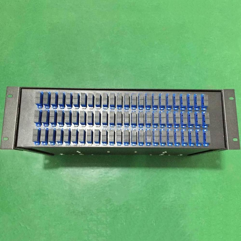 Ftth Fiber Optic Patch Panel 19 inch 1U 2U 3U 4U odf fiber optic rack mount enclosure 12 24 48 96 144 port core