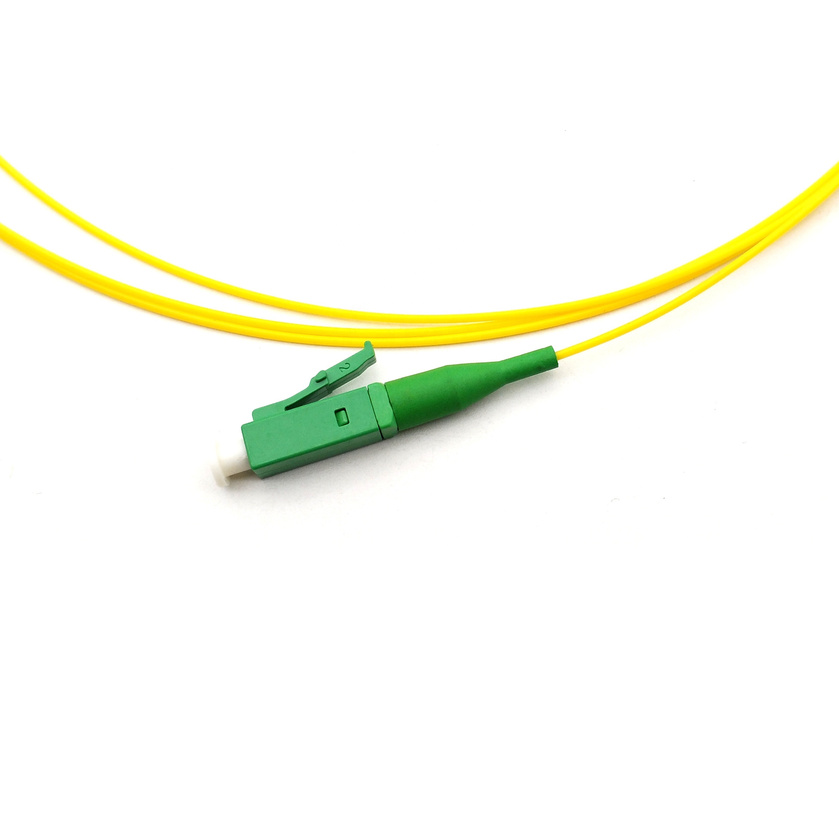 1m LC UPC APC Single mode G652D G657A 0.9mm FTTH Fiber Optic pigtail fiber optic lc connector