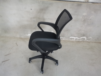 Manufacturer Ergonomic Office Chairs Simple High Quality Guest Amr Backrest Fabric Swivel Bar Staff Mesh Office Chair