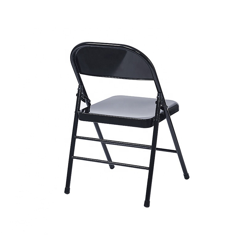 portable steel frame patio garden party event folding metal chair camping outdoor multifunctional folding chairs