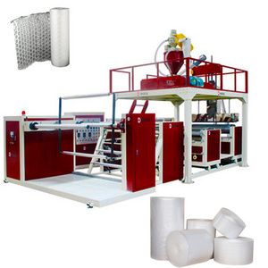 China High Quality  Vinot Brand LDPE LLDPE Cling Wrapping Film PE air bubble film extrusion machine wrap bubble film machinery