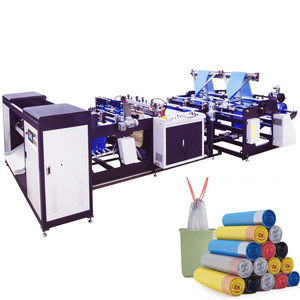 Biodegradable Bag Sealing Machine Type And Plastic Ldpe Hdpe Pe Material T-shirt Shopping Plastic Bag Making Machine Price