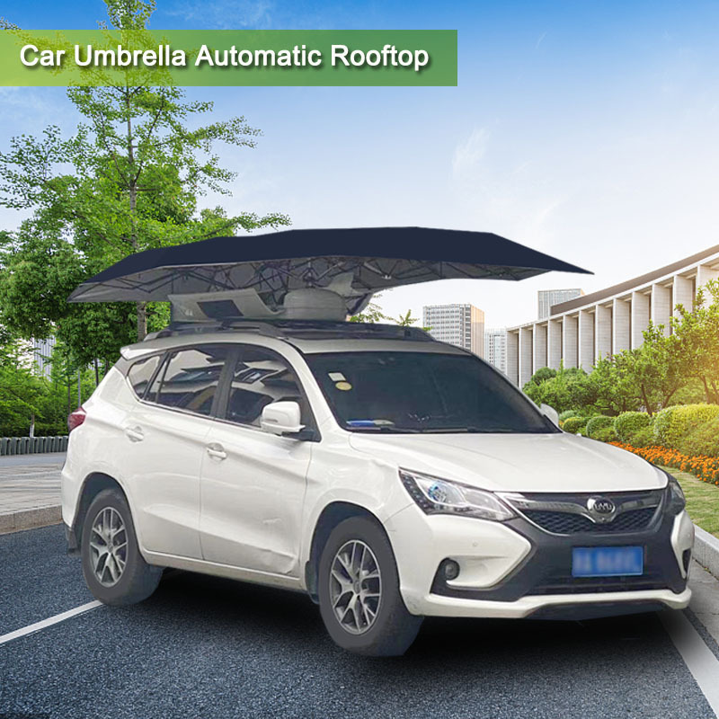 Electronic Smart Automatic Folding Car Roof Cover Tent Auto Open And Close Umbrella For Car