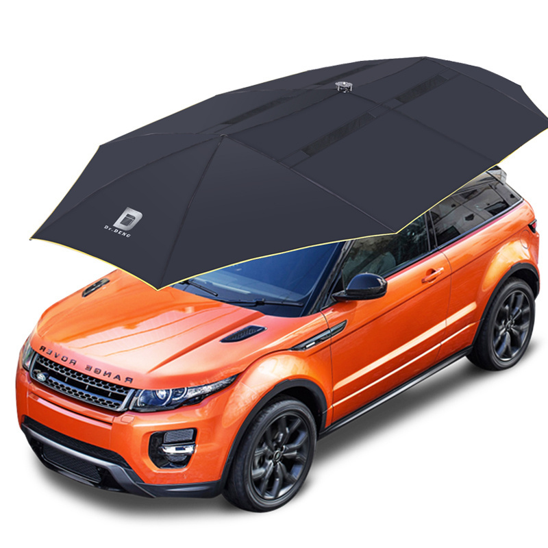 Dr.Deng New Design Automatic Folded Outdoor Car Umbrella Tent Roof 4.0M Car Shade Umbrella