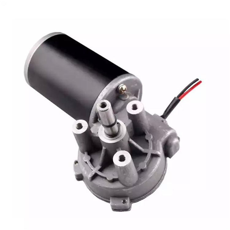 12v DC Worm Gear Motor Factory Price D63R Right Angle Gearbox for Garage Door Opener