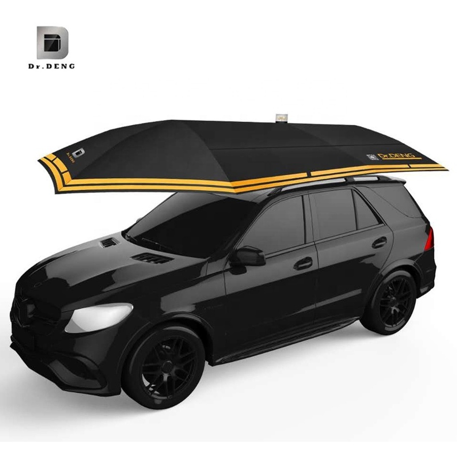 Portable Umbrella for Car with remote control Full-Automatic Car Roof Umbrella  hail protection sunshade holder