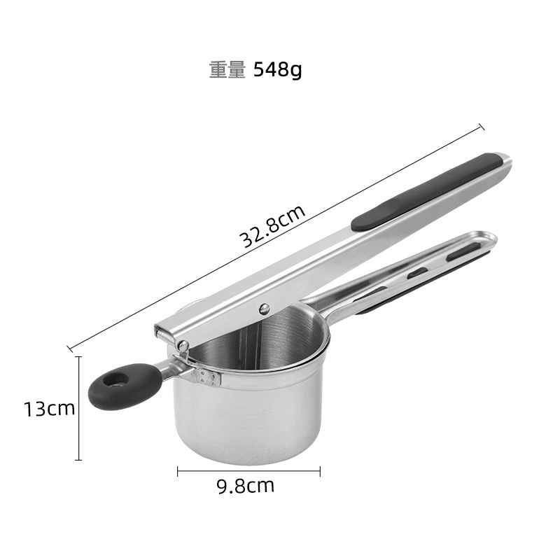 Kitchen Tools 3 In 1 Fruit Lemon Squeezer Potato Masher Ricer Press Presser Mashed stainless steel potato masher