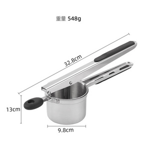 Kitchen Tools 3 In 1 Fruit Lemon Squeezer Potato Masher Ricer Press Presser Mashed stainless steel potato masher