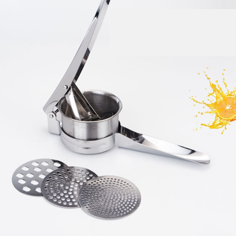 3 In 1 Fruit lemon Squeezer Potato Masher Ricer Press stainless steel potato masher