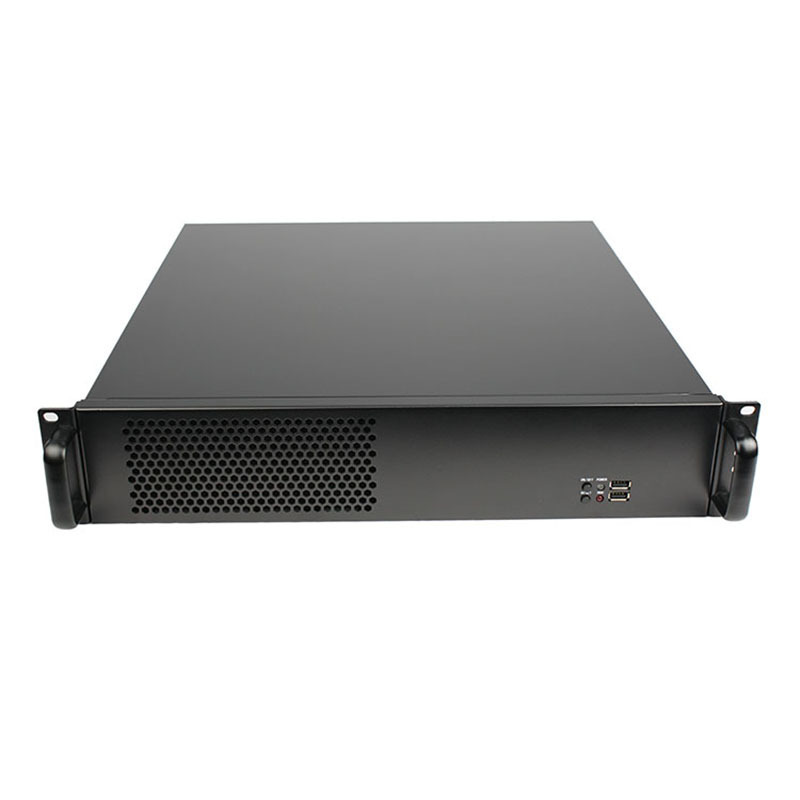 19 inch 2u short server case with 3.5in HDD ATX Industrial PC computer server case chassis with psu