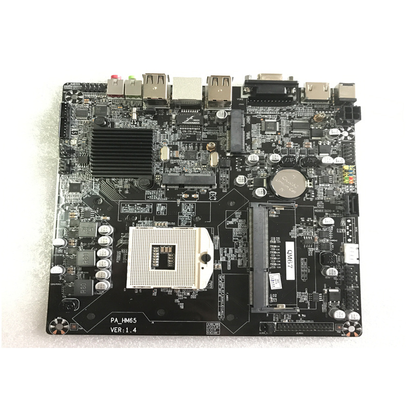 Shenzhen Manufacturer ITX computer Motherboard HM65/NM70/QM67