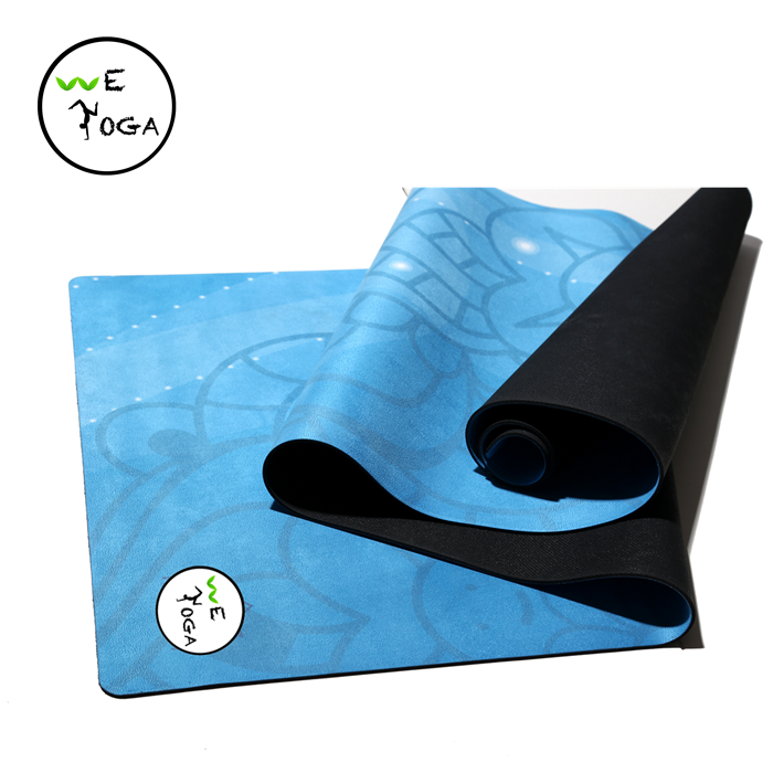 2024 Textured 100% rubber taiwan yoga mat Hot sell Non Slip Double Layer Eco Friendly Yoga Mat