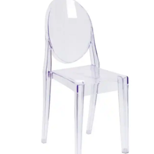 High Quality Plastic Transparent Polycarbonate Stackable Armless Colorful Ghost Dining Chair For Dining Furniture Dining Chairs