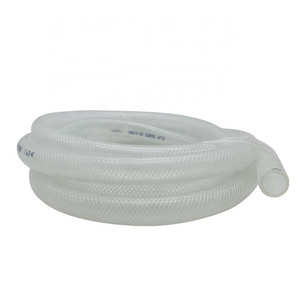 High Pressure Braided Clear PVC Vinyl Tubing Flexible Heavy Duty Reinforced  Hose