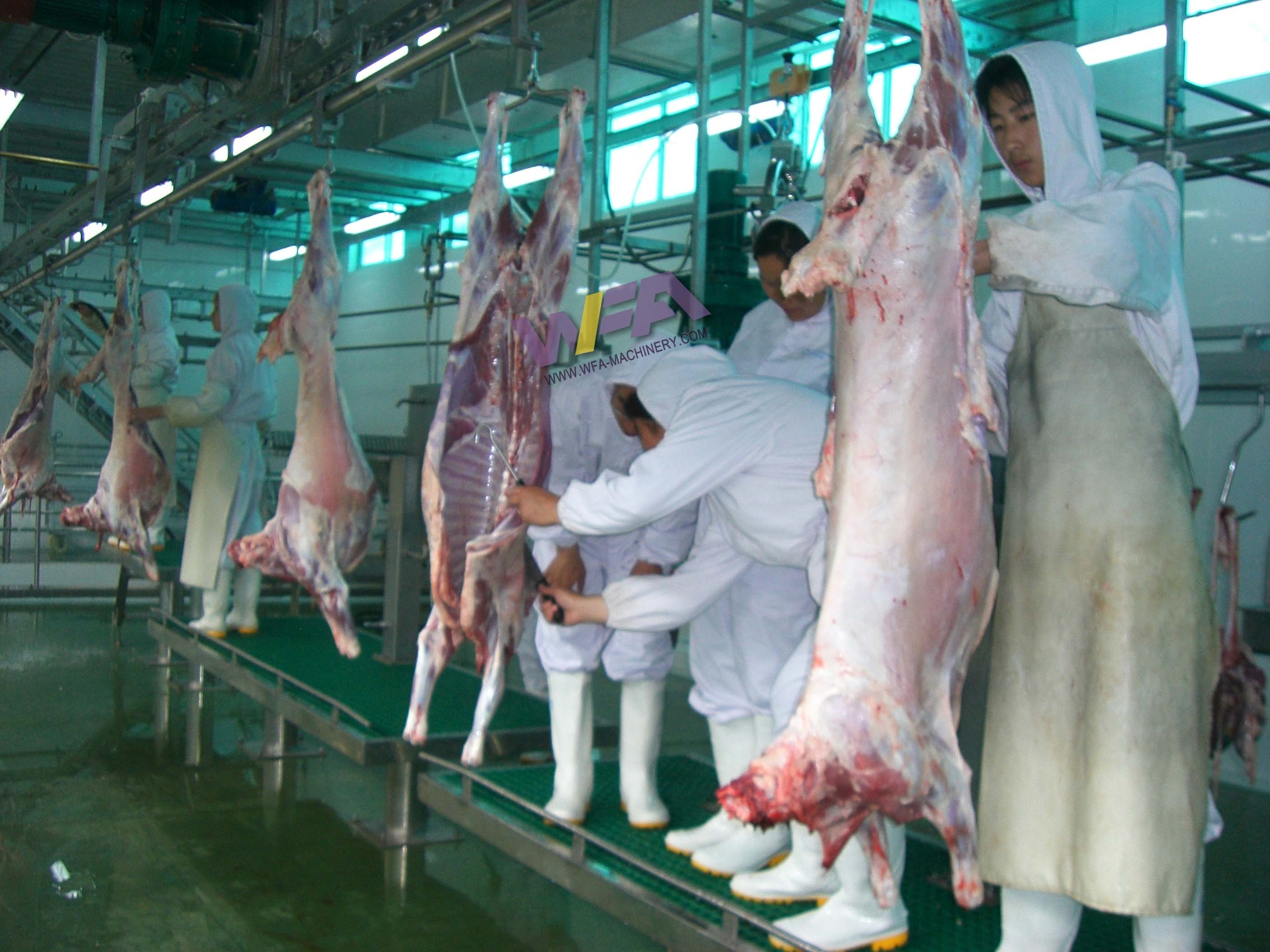 WFA Factory Price Sheep Slaughterhouse Equipment Cattle and Goat Slaughter Process Machine For Full Slaughtering Plant