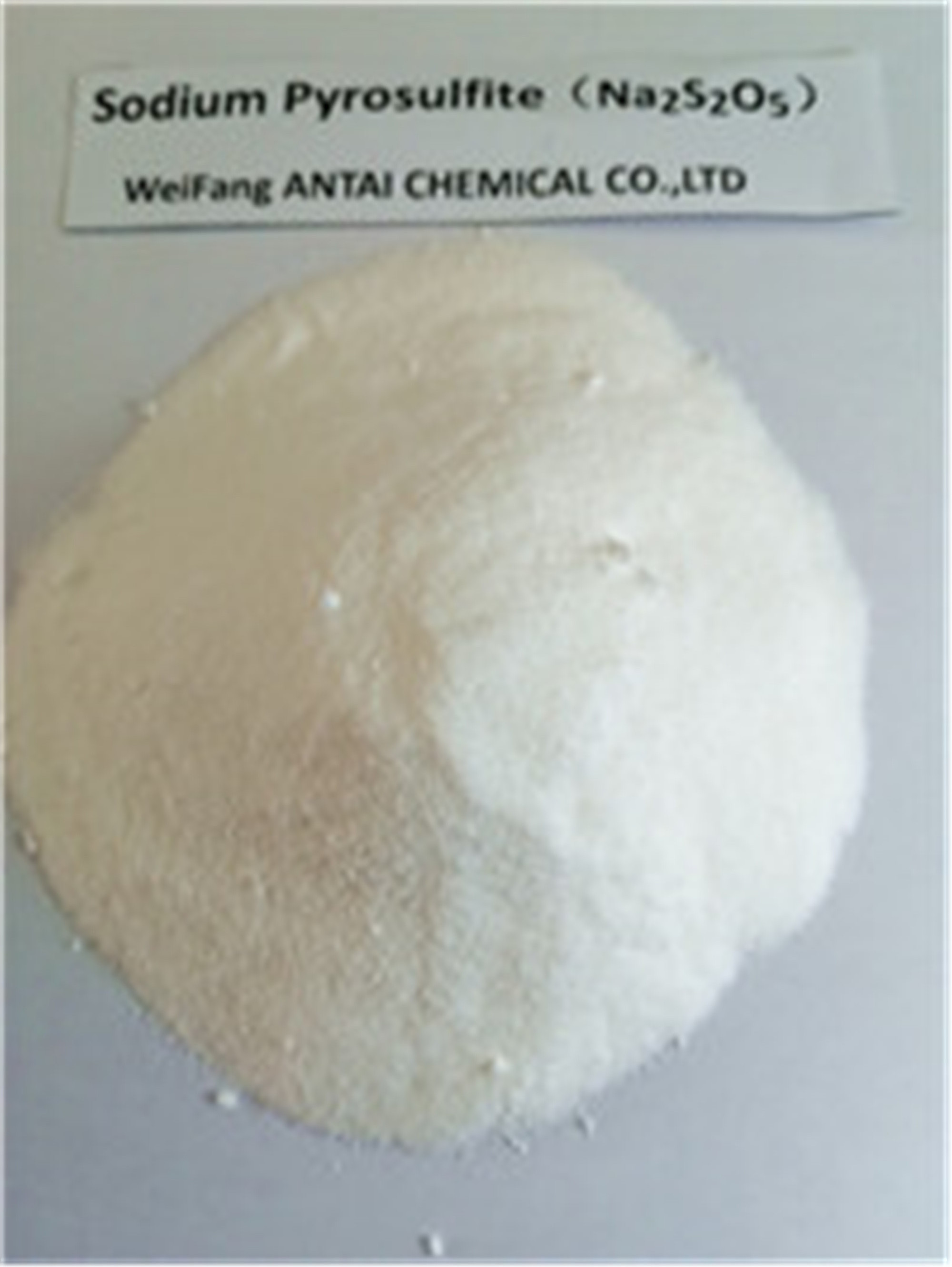 Sodium metabisulfite industrial grade used as preservative and the production of chloroform