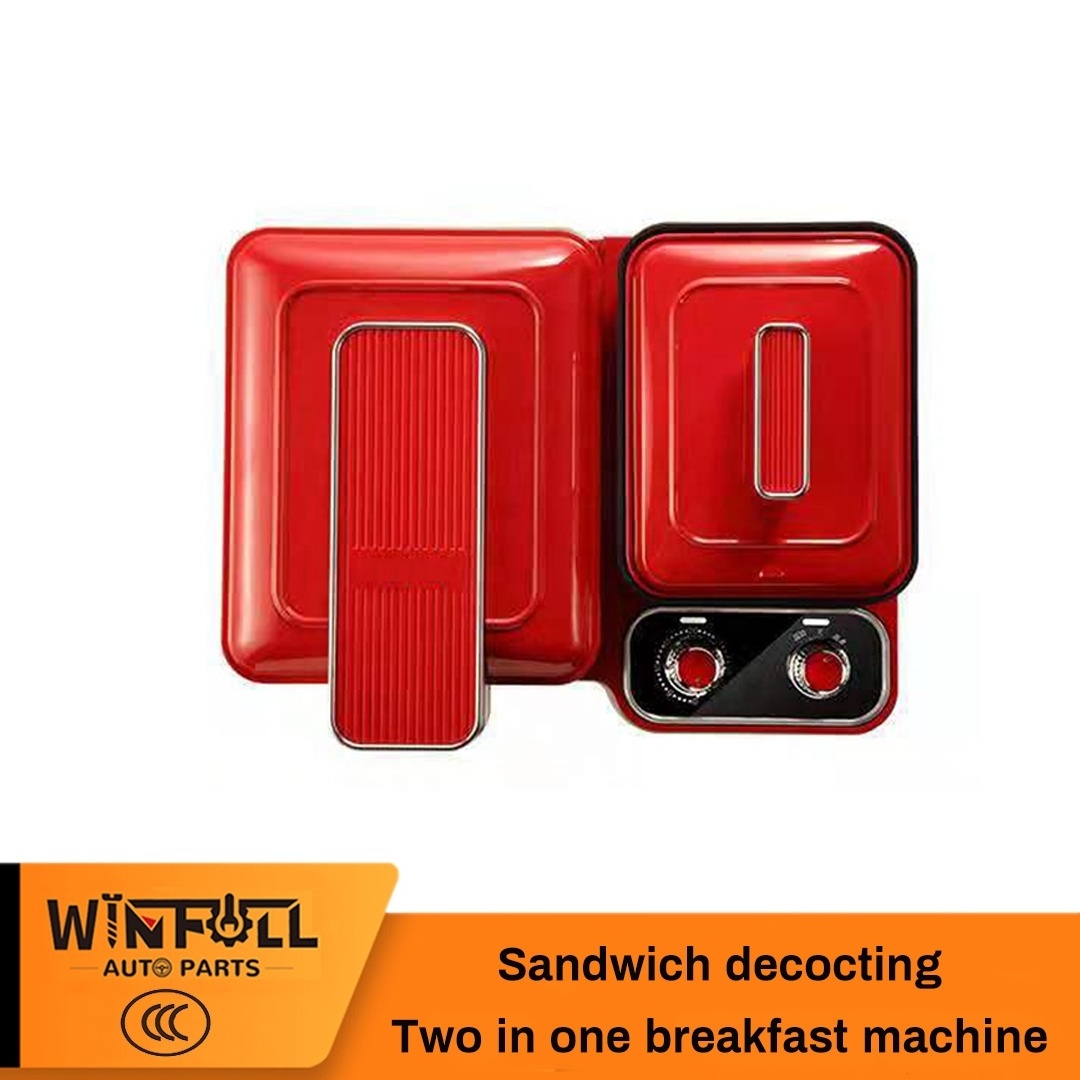 Multi-function Breakfast Machine 2 In 1 Removable Sandwich Maker  red  green