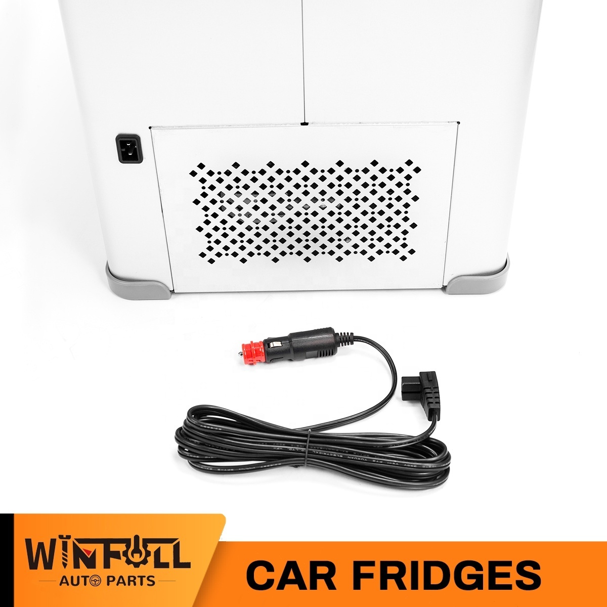 50L Portable Double Temperature And Double Control Camping Car Refrigerator With Compressor 12 / 24V