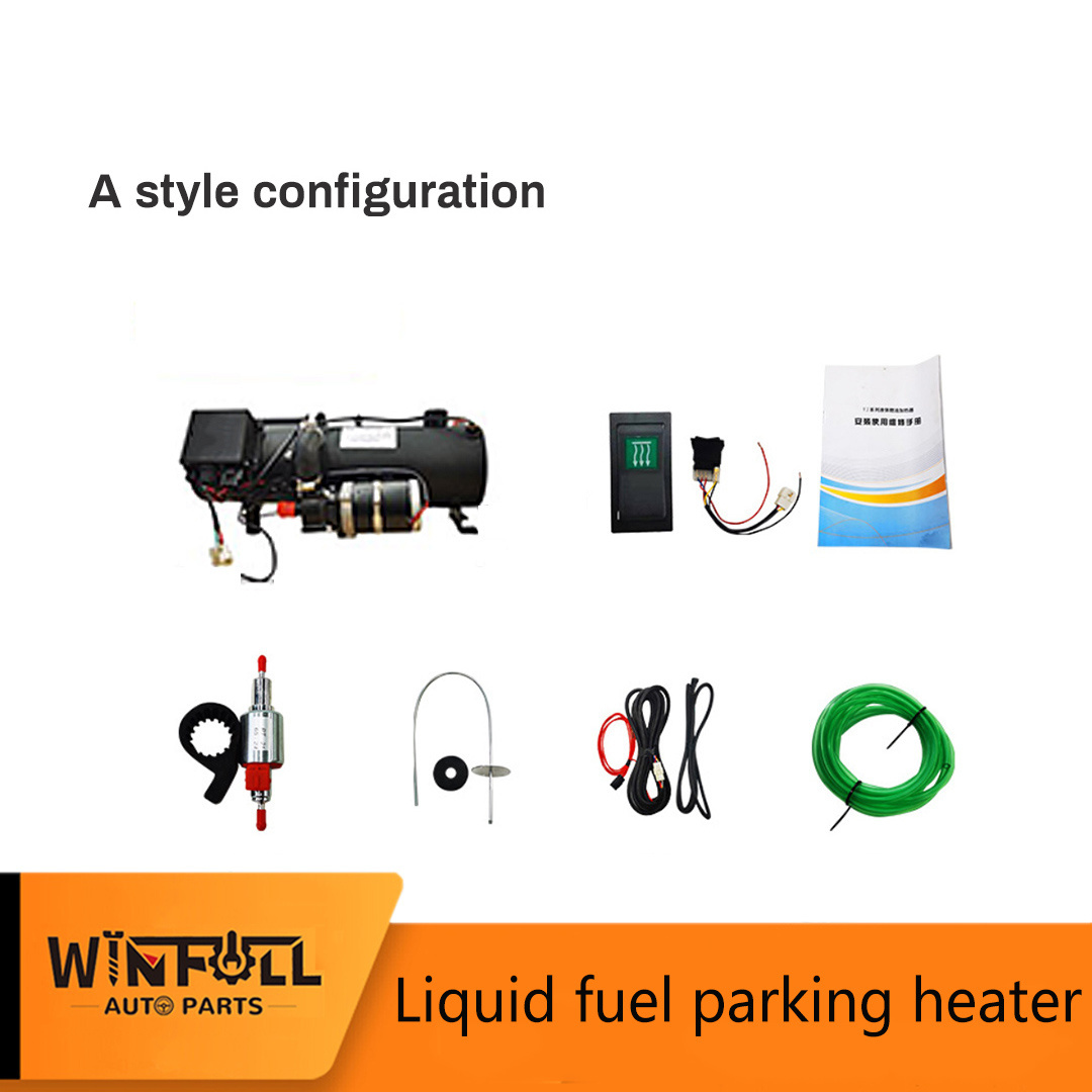 12V/24V 10KW Car Diesel Water Heater Remote Control Parking Water Liquid Heater