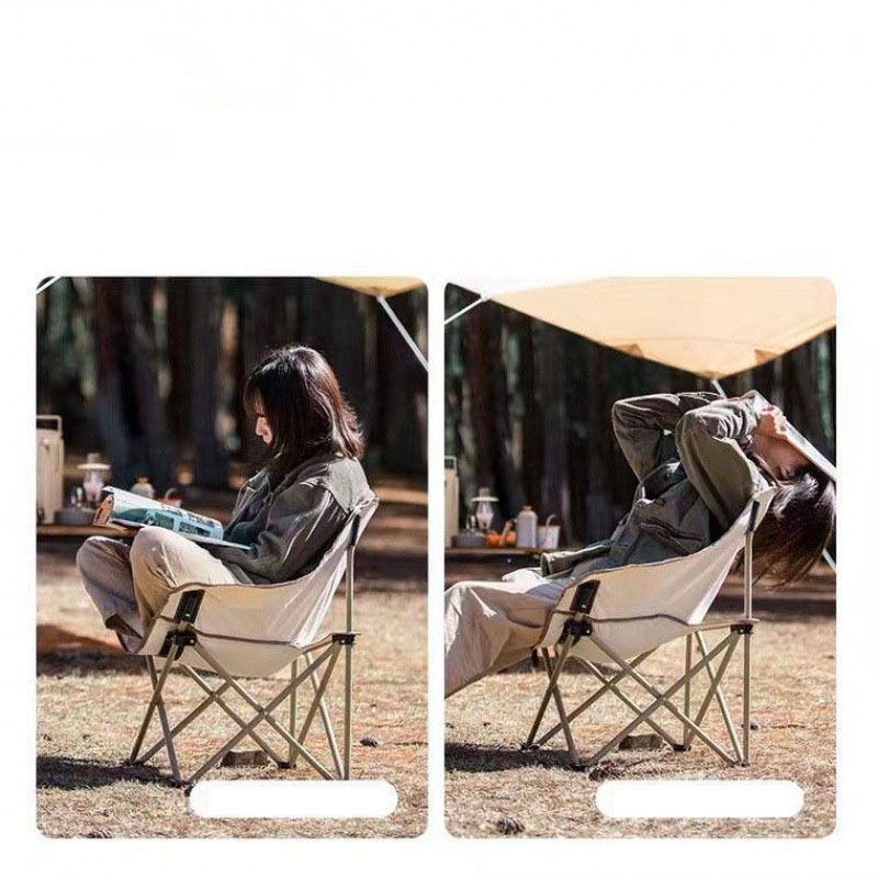 Camping With Moon Chairs Foldable Light Camp Head Headrest Fan In Umbrella Wheels Basket Plastic Pool Folding Teak Beach Chair