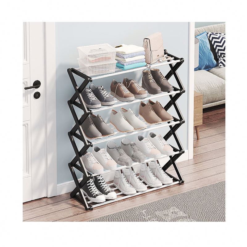 Cabinet With High Gloss Shoes Shop Display Two Door Minimum Order 1 Foldable Storage Doors Modern Top Drawer Living Shoe Rack