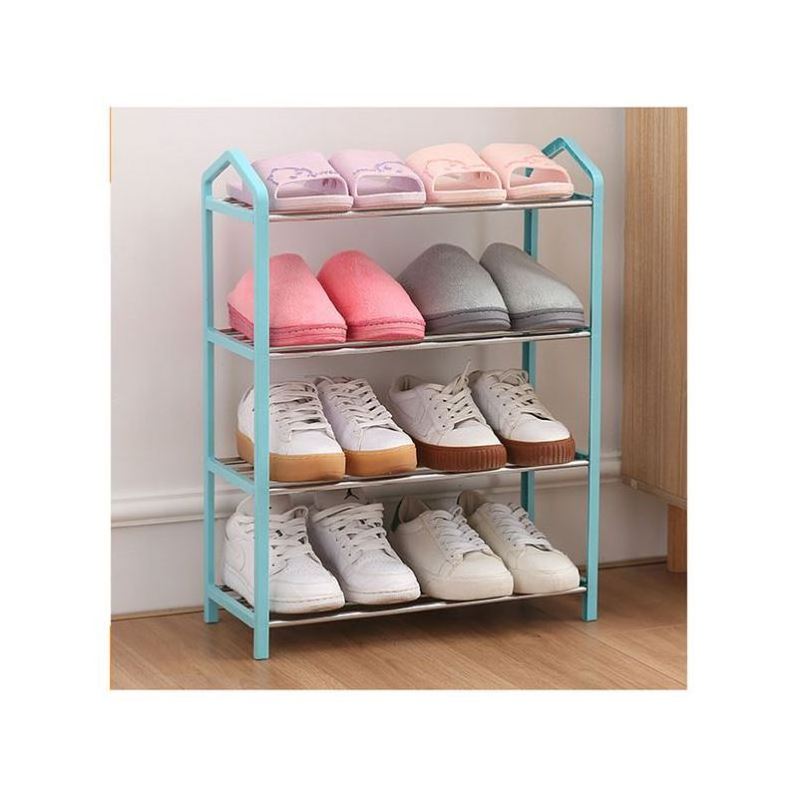 Racks Minimalist Glass Dryer Chinese Dustproof Mall Lighted Stacking Assembleable Tall 6Layer Shoes Cylinder Angle 6 Shoe Rack