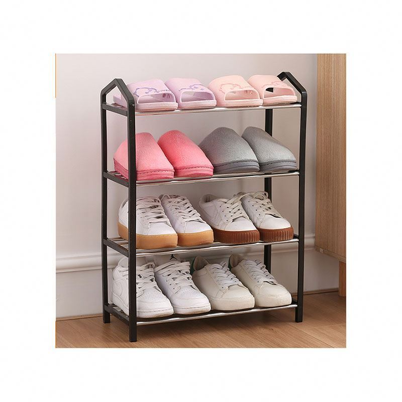 Racks Minimalist Glass Dryer Chinese Dustproof Mall Lighted Stacking Assembleable Tall 6Layer Shoes Cylinder Angle 6 Shoe Rack