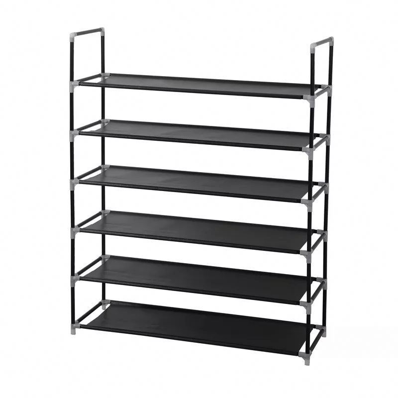 Wooden Modern Display Innovative Rotary Design Clothing With Huayi Racks Big Covered Amazing 10 Shelves For Wood Slim Shoe Rack