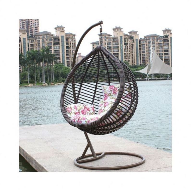 Swing Egg Hammock Outdoor With Stand Sex Pod Wooden Wicker Garden Rattan Furniture Patio Swings Hanging Chair