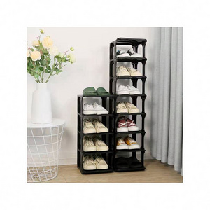 Shoes Storage 2 Organizers 3 Flore Tier Doors 1 Piece Portable Packaging Organizersfoldable Bag High Quality Plastic Shoe Rack