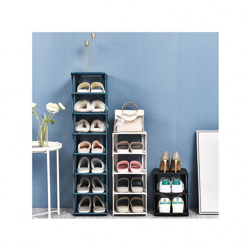 Shoes Storage 2 Organizers 3 Flore Tier Doors 1 Piece Portable Packaging Organizersfoldable Bag High Quality Plastic Shoe Rack