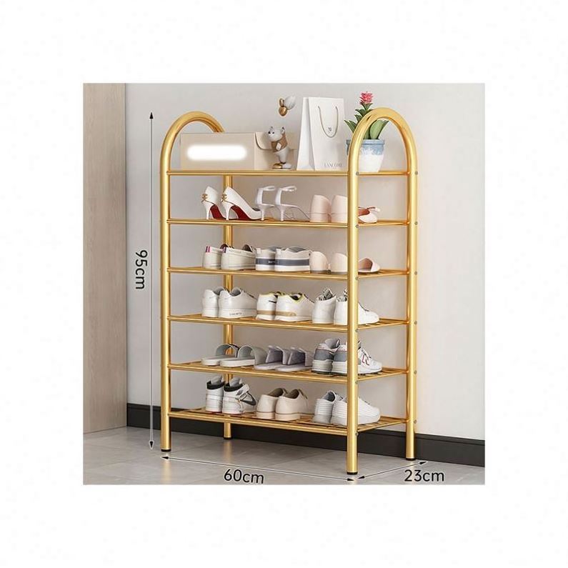 Storage Store Shoes Racks Display Strong Box Plastic Wall Shelves Retail Stackable Large Organizer High Quality Metal Shoe Rack