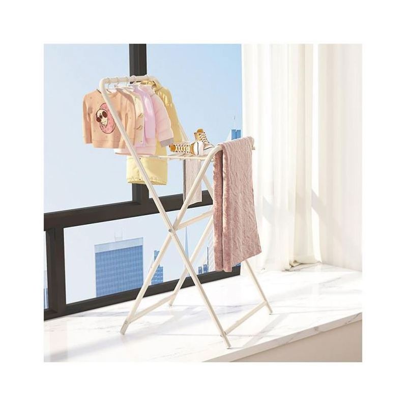 Racks For Display Roof Solid Wood Clothes-Rack Plastic Doll Showroom Hanger Rail Wall Dryerelectric Folding Clothes Drying Rack