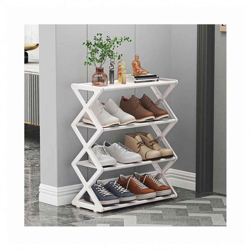 Cabinet Outdoor Wall Luxury Waterproof Metal Electric 5 Tier Plastic Round Display Organizer Folding Aluminum Shoe Storage Rack