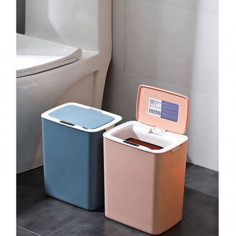 Sensor Waste Bins Dustbin Touchless Auto Bin Cans Induction Garbage Unique Recycling Kitchen Electronic Small Smart Trash Can