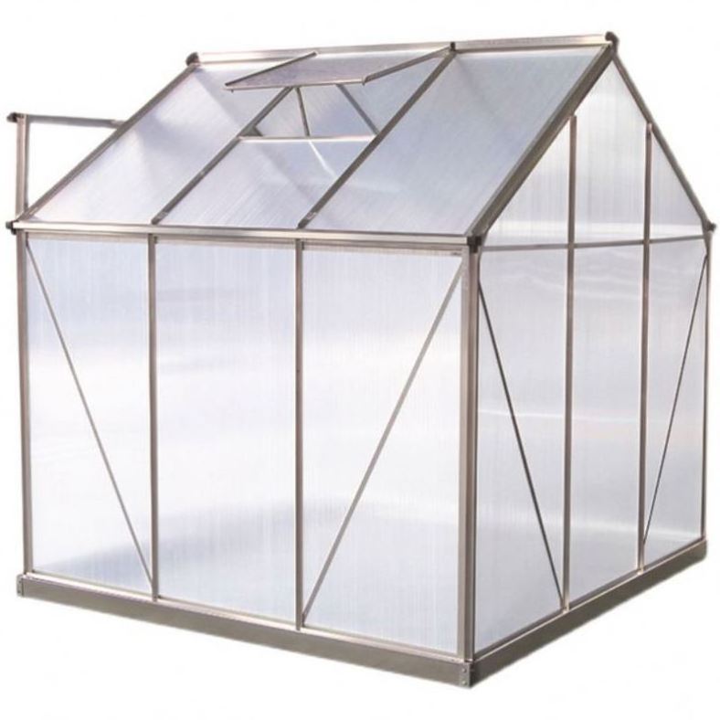 Tunnel Frame Aluminium Aluminum With Large Greenhouses Galvanized Steel Roof Polycarbonate X For Wrought Iron Garden Greenhouse