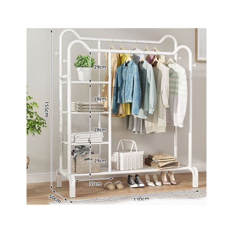 Rack Display With Racks On Wheels Tripod Dryer Clothing Store Decoration Ironing Board Spiral For Blanket Box Clothes Hanger