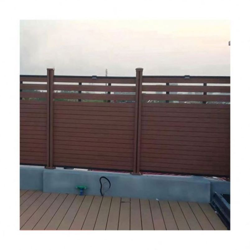 For Light Fencing Solar Aluminum Outdoor Decorative Wood Pillar Gate Custom Slat Privacy Lights Wholesale Pvc Gard Garden Fence