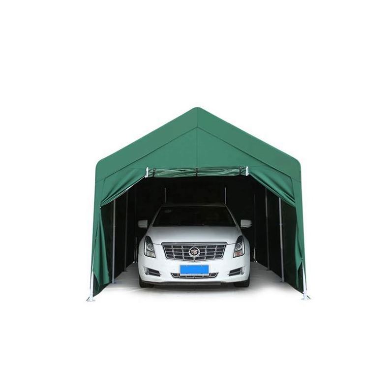 Car Solar Steel Aluminum Garage Metal Portable Shelter Build Glass Post 2 Canopy Shed Camp Grey Prefab Fold Carport